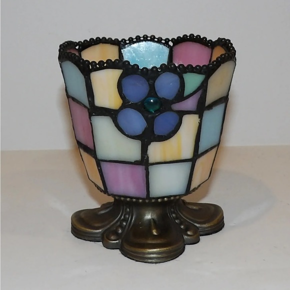 PartyLite Other - PartyLite stained glass votive holder